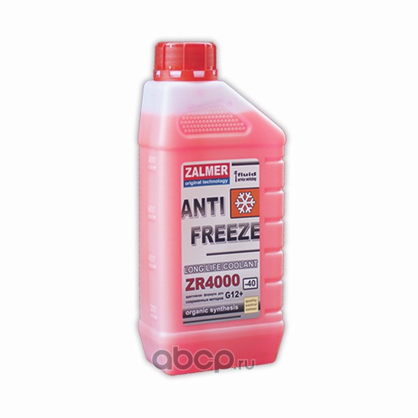 Antifreeze ZR4000  LLC G12+ (красный)  1л